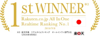 楽天市場(国内)リアルタイムランキング オールインワン部門1位