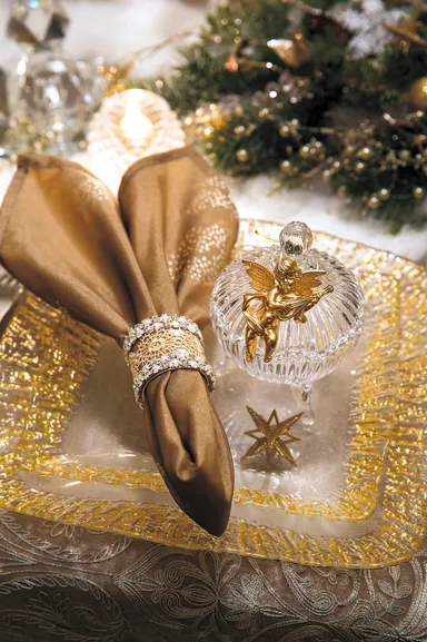 クリスマステーブルデコ