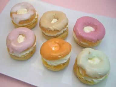 ドーナツリングカラフルシュークリーム