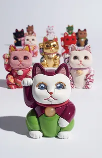 木目込み招き猫(￥4,860(税込)～)