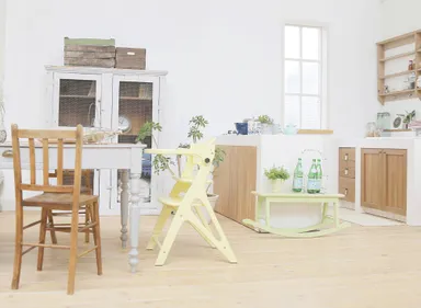 AFFELチェア　クリームイエロー