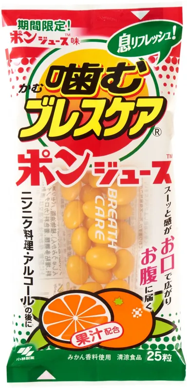 噛むブレスケア　ポンジュース味