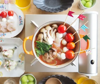 トマト串鍋（家庭調理例）