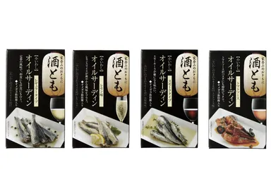 『子いわしのオイルサーディン』4種類