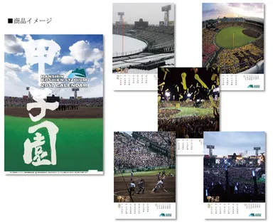 甲子園球場カレンダー2017 イメージ