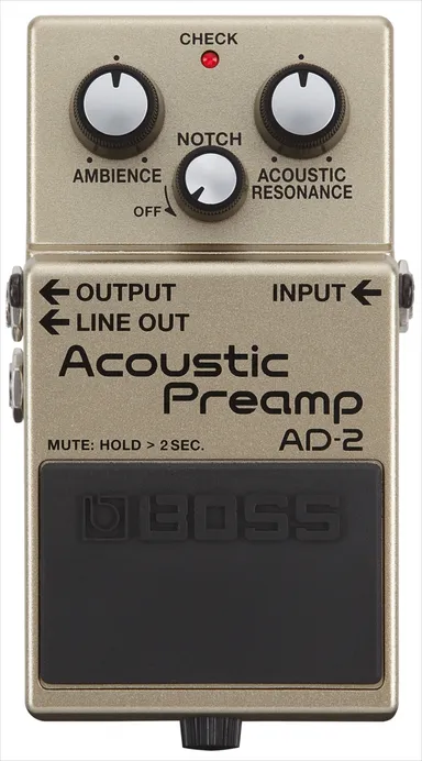 アコースティック・プリアンプ『AD-2』製品写真(1)