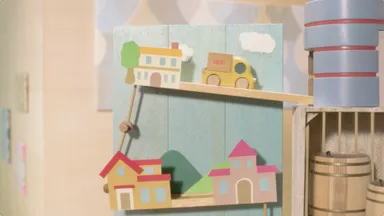 「コーヒー豆の大冒険」からくり装置