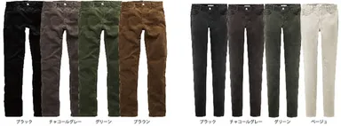・ストレッチ・コーディロイパンツ