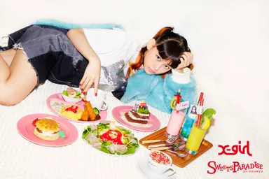 X-girl×SWEETS PARADISE 1