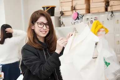 本校学生の作品製作風景(1)