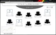 AIを活用した画像解析による空席検知のイメージ