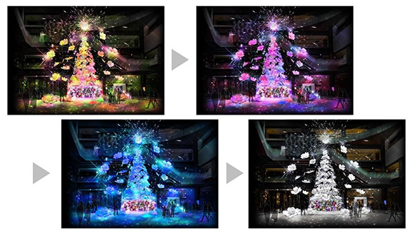 館内各所に 花 が咲き誇る グランフロント大阪4年目のクリスマス Grand Wish Christmas 16 11月10日 木 12月25日 日 阪急電鉄株式会社のプレスリリース