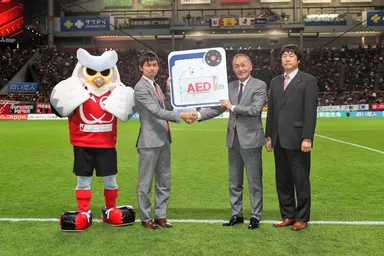 2016年11月3日AED贈呈セレモニー