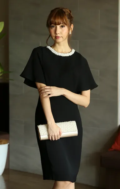 袖付きできになる体型もカバー