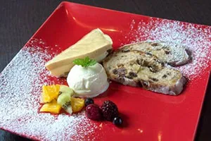 クリスマスデザートプレート