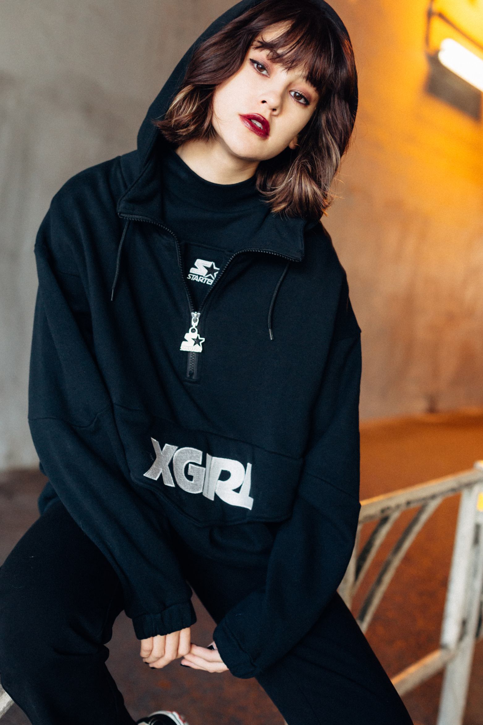 X-girl × starter black label-eastgate.mk