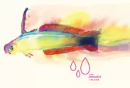 水彩画アーティスト OHGUSHIさんによるアケボノハゼの水彩画