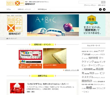 「開発NEXT　Web」サイトイメージ
