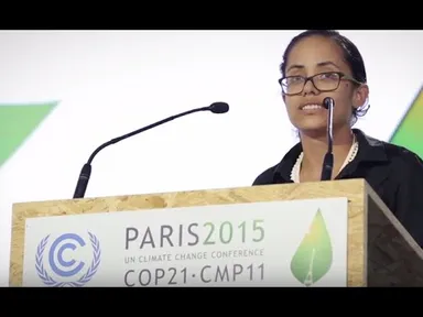 COP21で訴えるキャシー