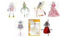 文化服装学院 入賞作品スケッチ