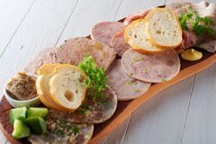 「シャルキュトリーの盛り合わせ」