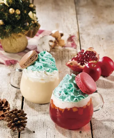 クリスマス仕様のプレミアムティー2種