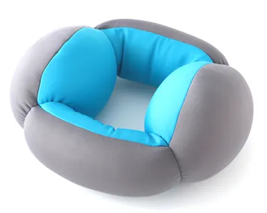 グレー×ブルー