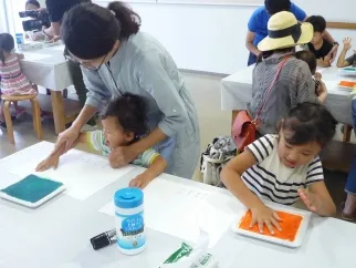 手形イベントの様子