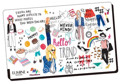 ルミネ新宿限定デザインSMTメンバーズカード