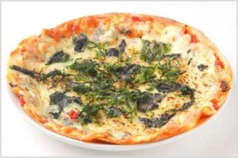 島のりと明日葉のミックスピザ