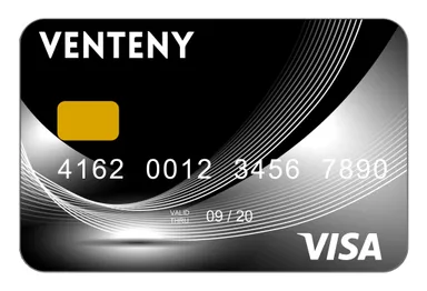 VENTENYプリペイドVISAカード