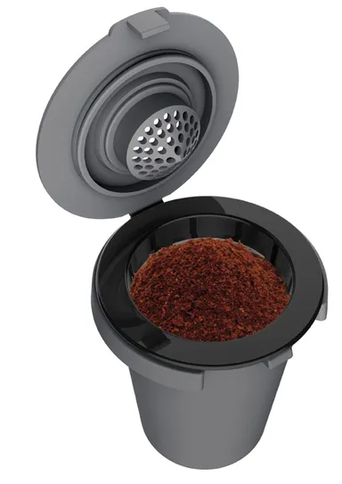 使用方法(1)　フィルターにコーヒーや茶葉を入れる