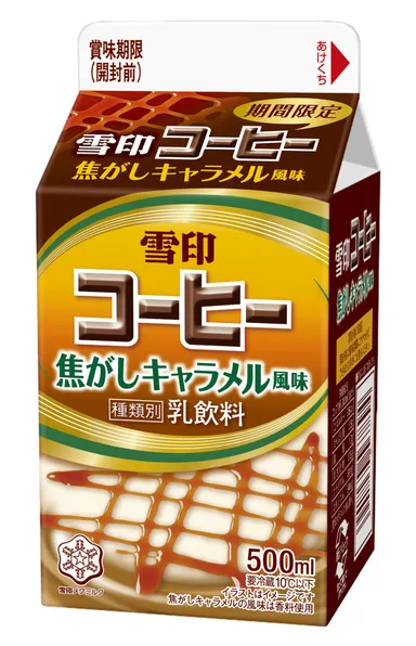 『雪印コーヒー 焦がしキャラメル風味』500ml