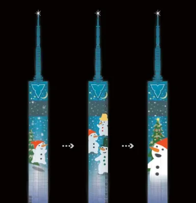 雪だるまが動く新演出が登場！