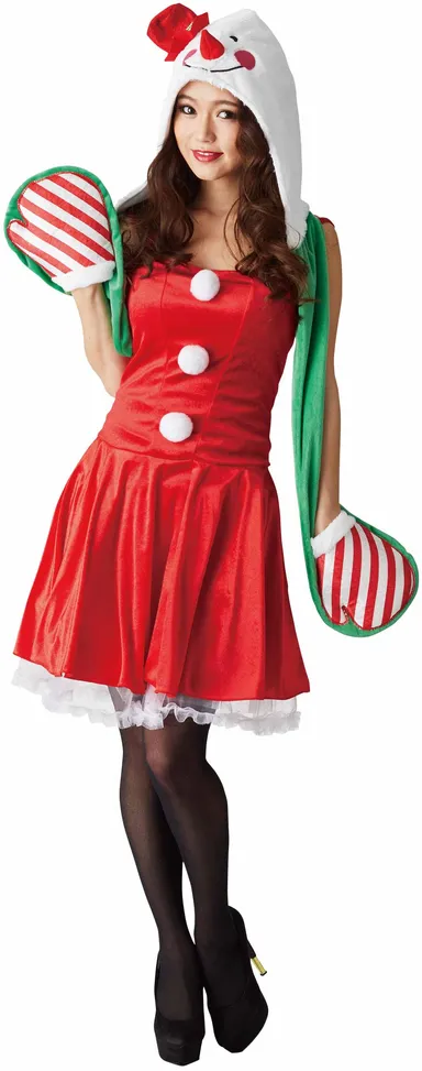 フードマフラー スノーマン