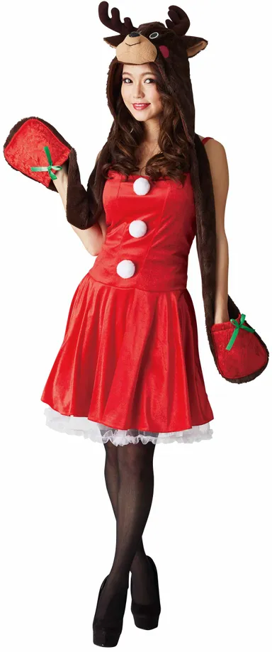 フードマフラー トナカイ