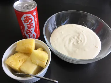 甘酒チーズフォンデュ