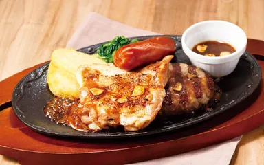 炙りチキンのミックスグリル