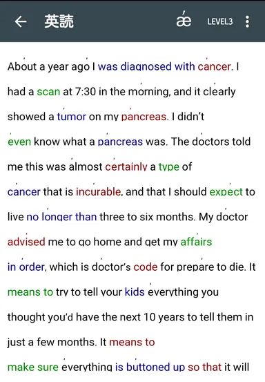 ストレス位置のみ表示例