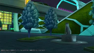 ゲーム中に登場する未来のハチ公