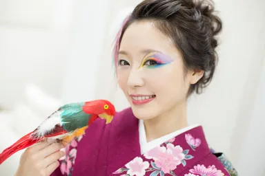 鳥メイク～オウム～(1)