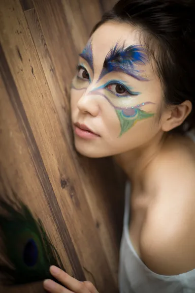 鳥メイク～クジャク～(2)