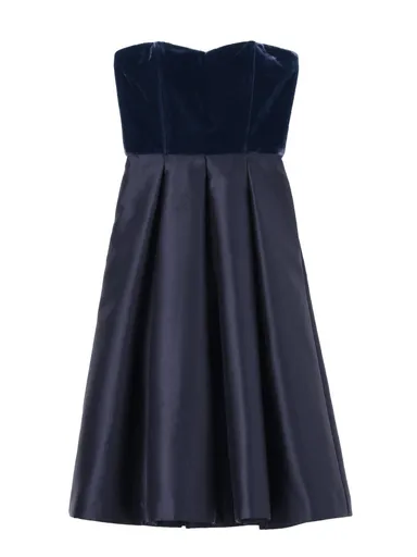 LADYベロアフォルムフレアードレス