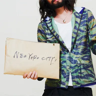 ペーパークラッチバッグ　フリー１