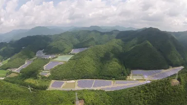 多可町安田郷メガソーラー発電所