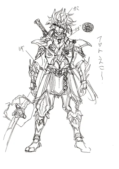 キャラクターデザイン２