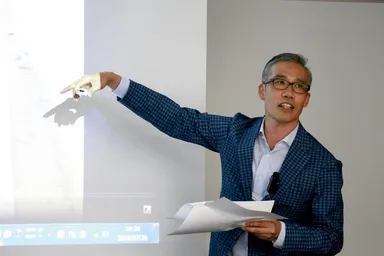 エコスタイル 中島 健吾による当日の授業の様子2(出典：日経エデュケーションチャレンジ公式ホームページ)