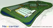 「バージニア アッシュバーン 3(VA3) データセンター」と今後の拡張イメージ