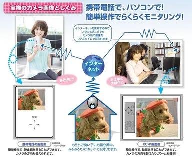 実際のカメラ画像と仕組み