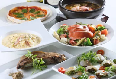 ヘルシーイタリアンを満喫できるコース料理